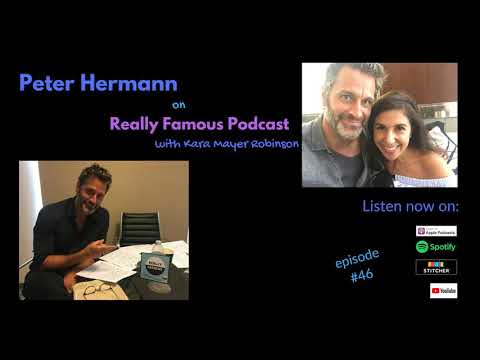 PETER HERMANN is even better IN REAL LIFE. You&#039;ll see...